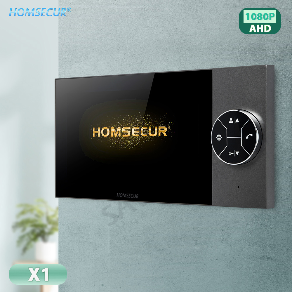 Home Security With Monitoring - HOMSECUR 4 와이어 비디오 도어 폰