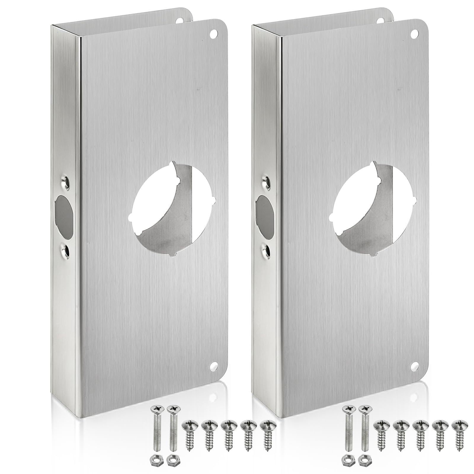 Door Reinforcer Kit - 스테인레스 스틸 도어락 보강판 9인치 스트라이크