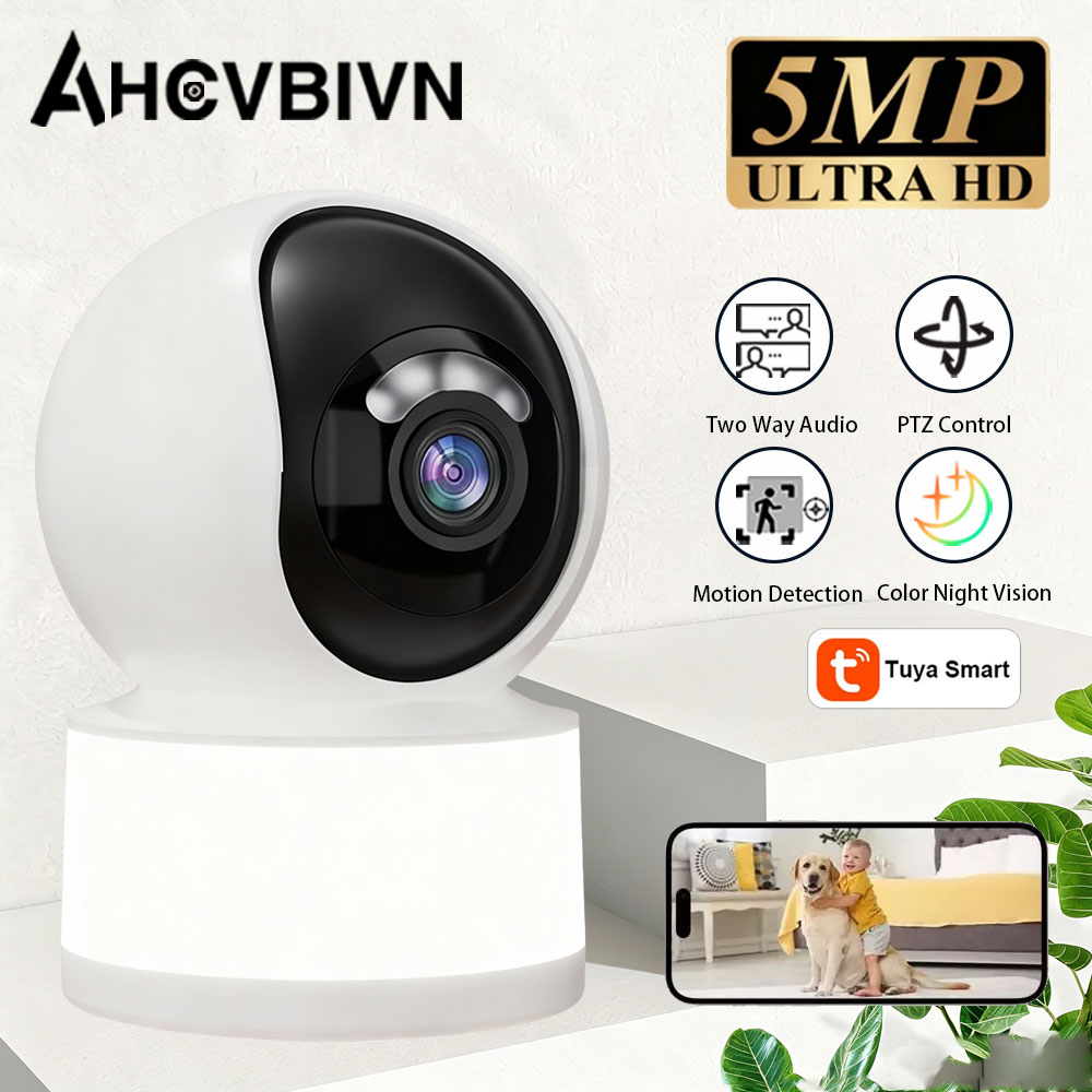 Home Security Flood Lights - 투야 스마트 5MP 2K HD 미니