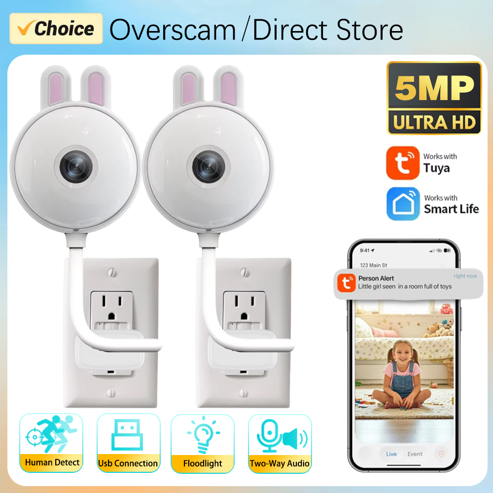 Home Security Flood Lights - 미니 투야 실내 USB 전구 WiFi