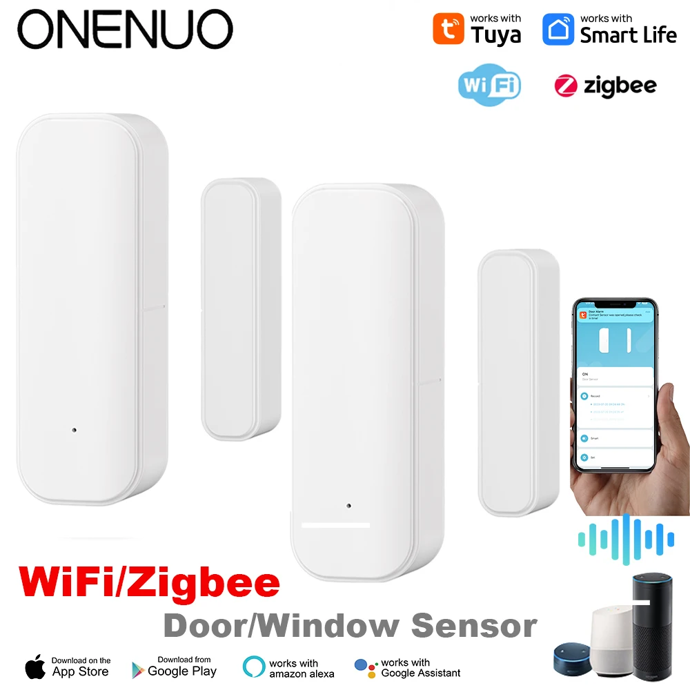 Home Security Battery - Tuya WiFi Zigbee 창문 센서(배터리 포함)