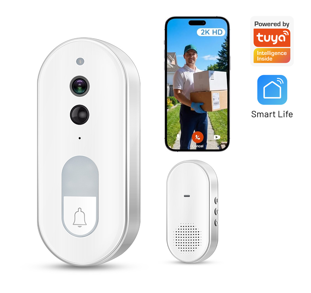 Home Security Google Camera - Tuya 스마트 비디오 초인종 무선 1080P