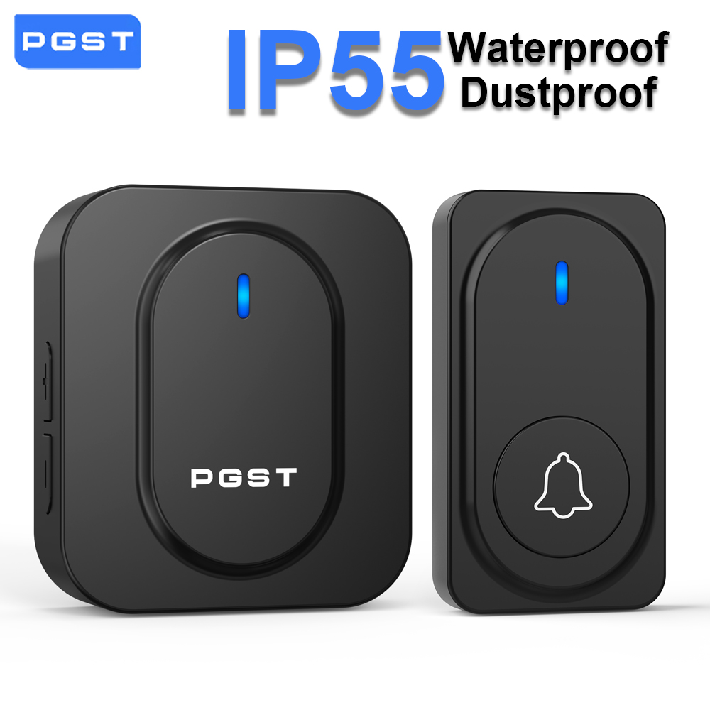 Home Security Ring - PGST 무선 스마트 도어벨 433MHz 1:1