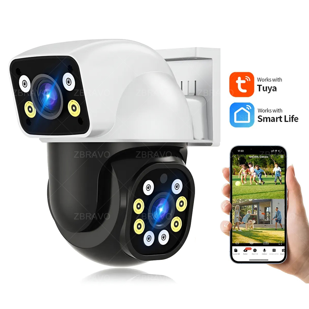 Home Security No Wifi - Smartlife 8MP WiFi Tuya 야외 카메라