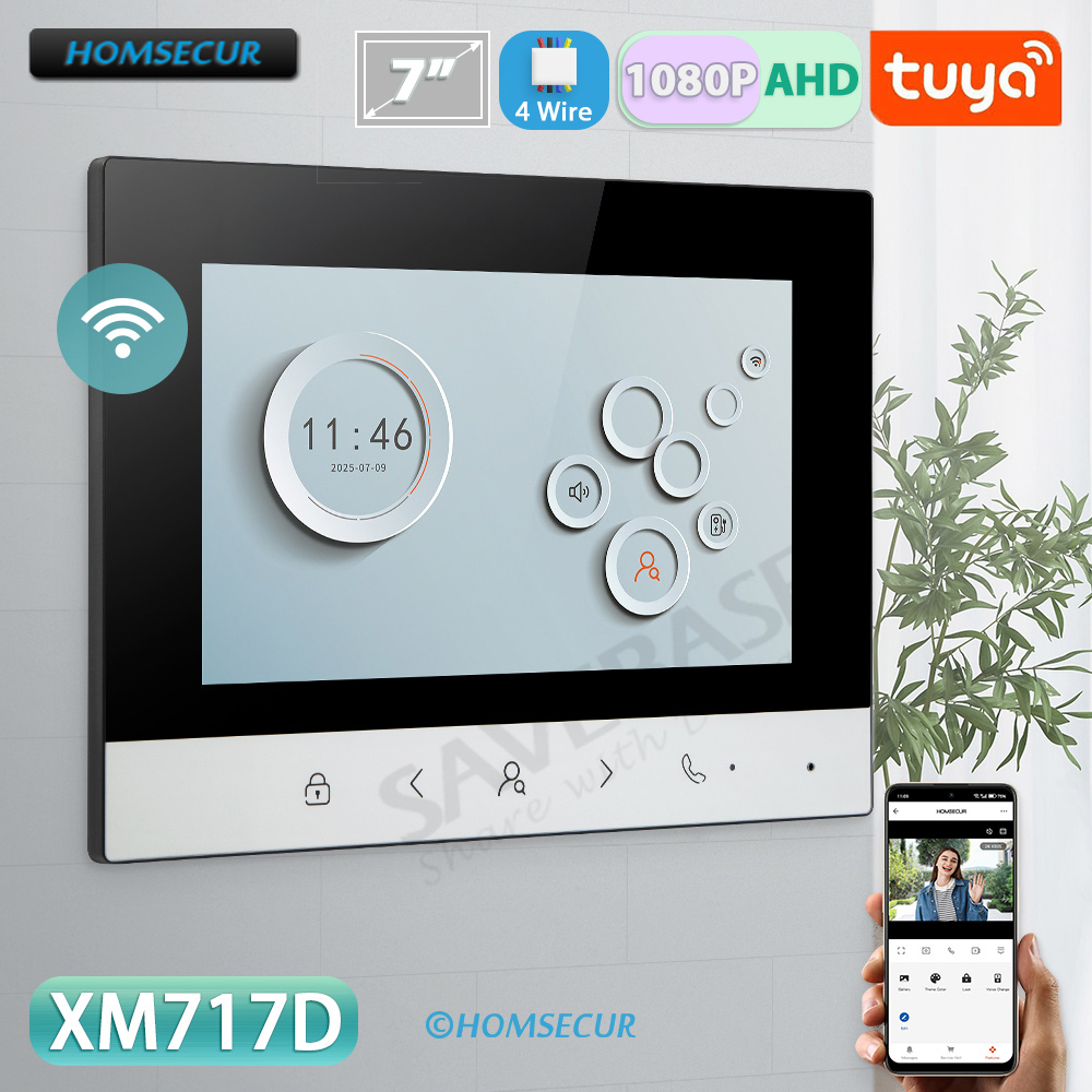 Home Security With Monitoring - 투야 스마트 와이파이 실내 모니터 7인치/10인치