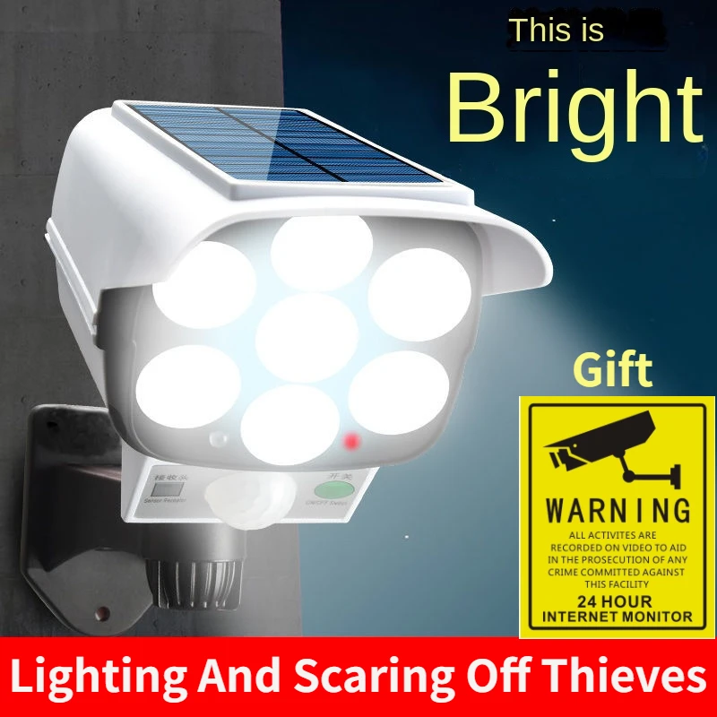 Home Security Flood Lights - 야외 태양 빛 모션 센서 보안