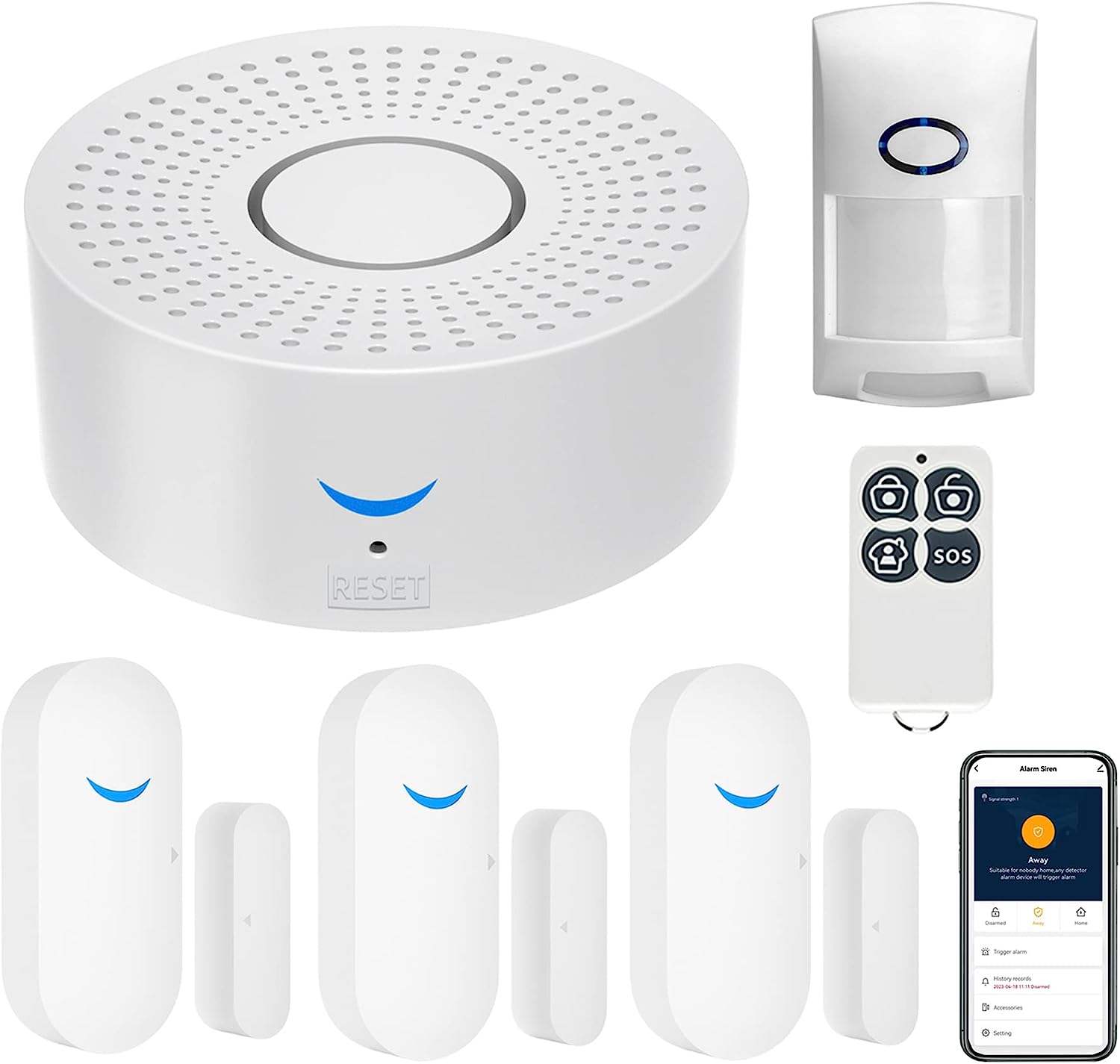 Home Security No Wifi - Tuya Wifi 스마트 홈 경보 시스템