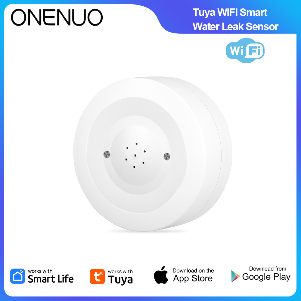 Home Security With Monitoring - ONENUO WiFi Tuya 누수 센서 홍수