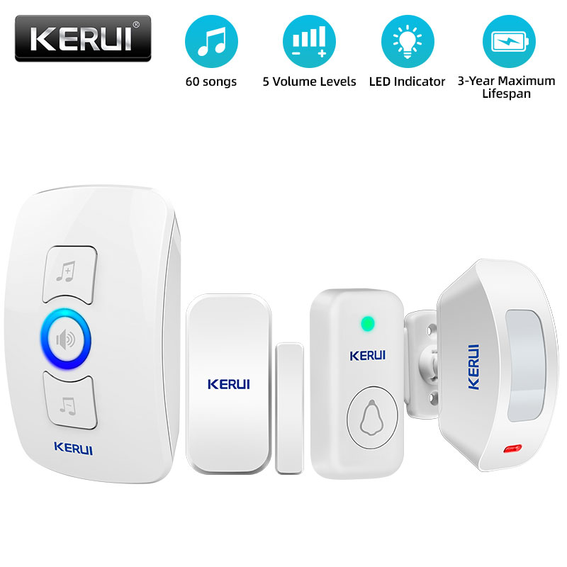 Home Security Ring - KERUI 무선 초인종 홈 보안 환영