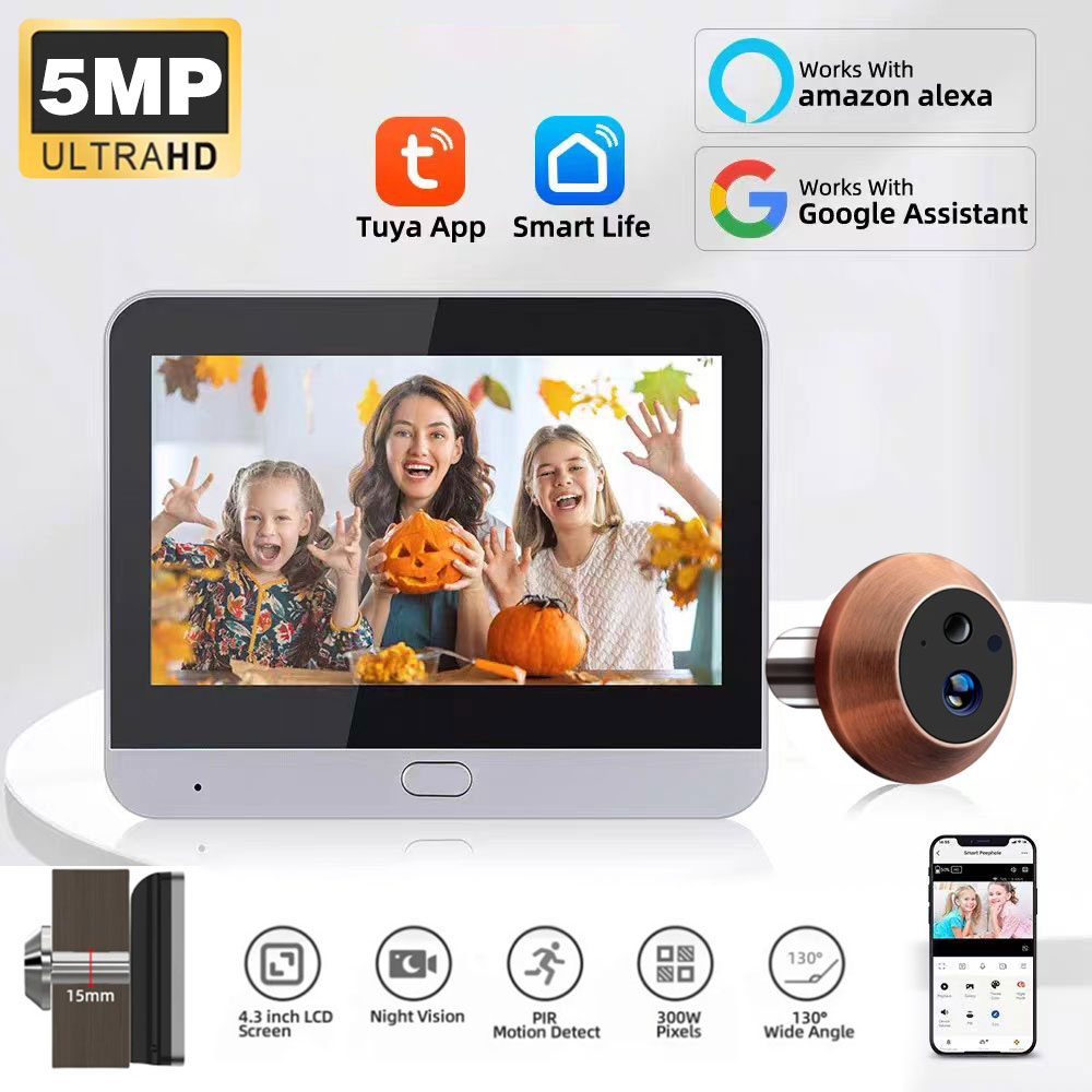 Home Security Google Camera - 미니 투야 스마트라이프 WiFi 5MP 비디오