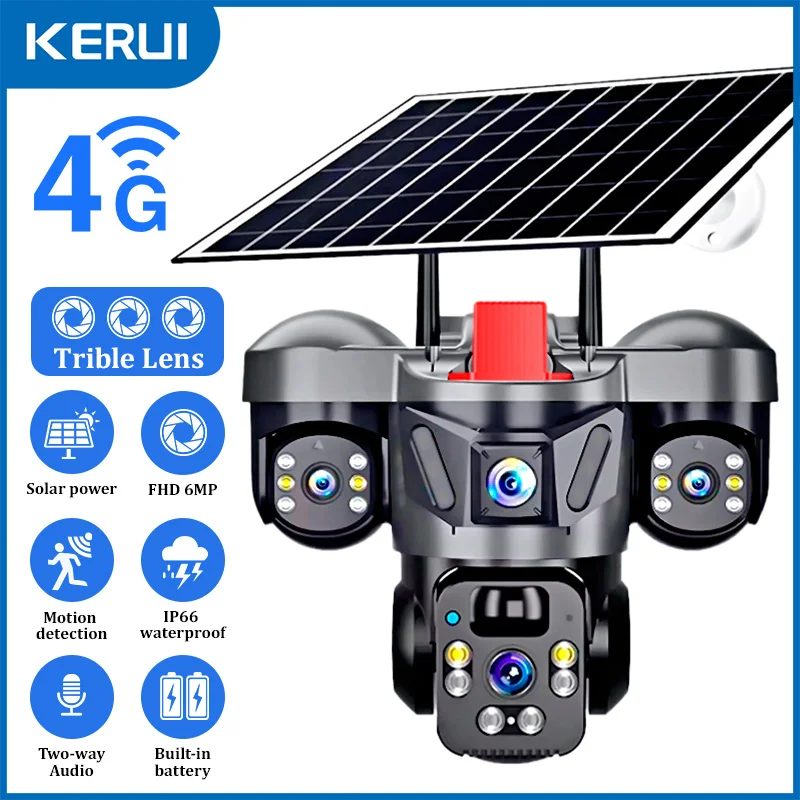 Home Security No Wifi - KERUI V380 Pro 야외 PTZ 6MP