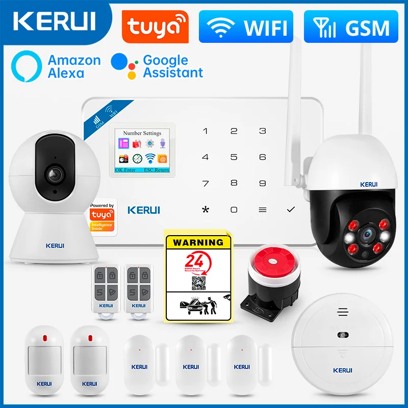 Home Security Google Camera - KERUI W181 알람 시스템 보안 홈