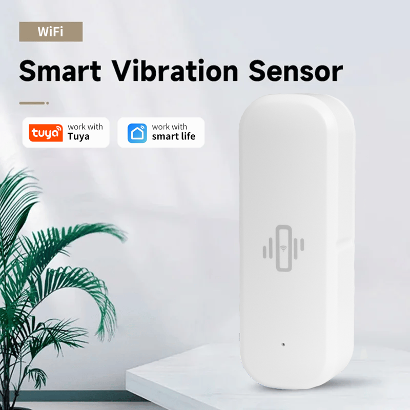 Home Security With Monitoring - Tuya 스마트 기기 WiFi 진동 센서