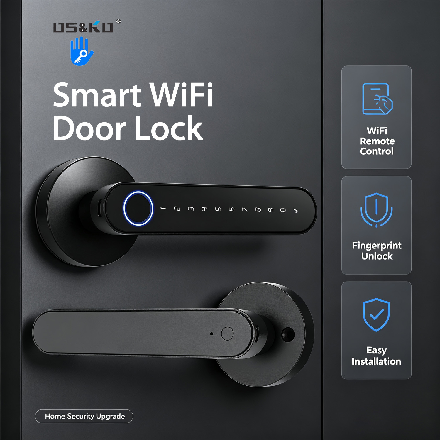 Home Security Battery - TTLock 스마트 디지털 도어락, 5가지 키리스