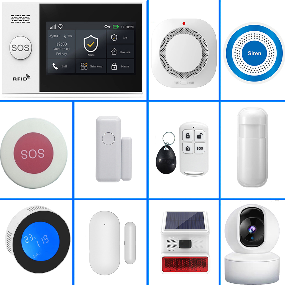 Home Security No Wifi - PGST 4G Tuya 스마트 홈 경보