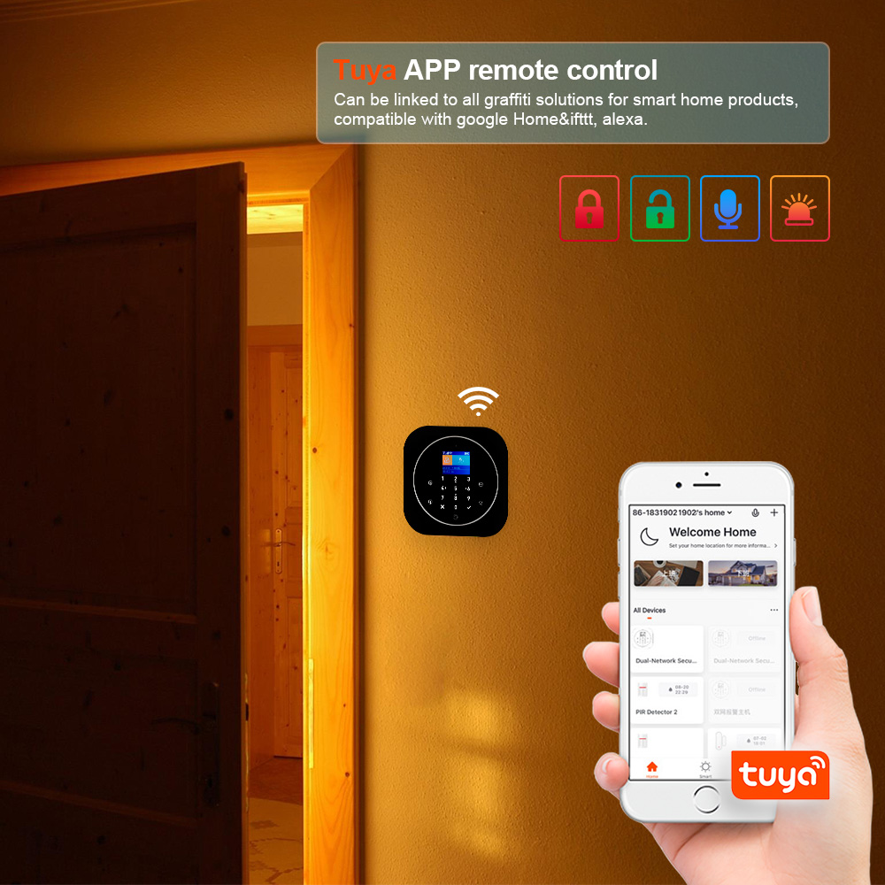 KERUI G12 2G Wifi 무선 홈 경보 시스템  - Home Security No Wifi 리뷰 및 가격