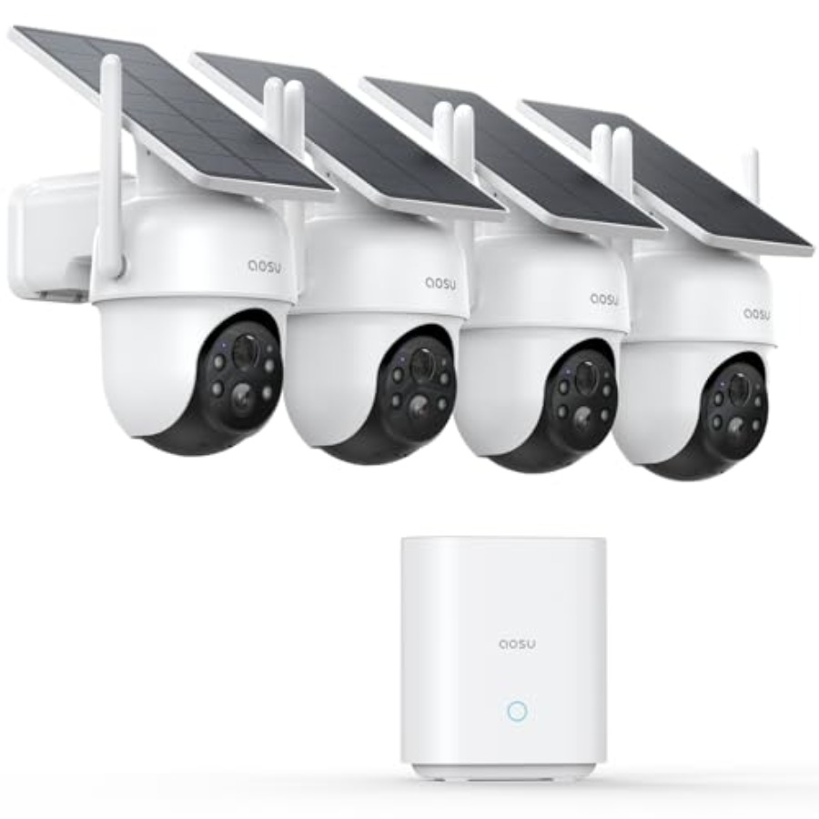 무선 야외 보안 카메라, 4대 카메라 키트, 구독 불필 - Home Security Cameras No Subscription 리뷰 및 가격