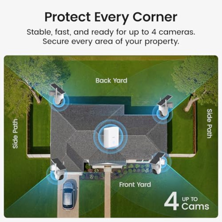 무선 야외 보안 카메라, 4대 카메라 키트, 구독 불필 - Home Security Cameras No Subscription 리뷰 및 가격