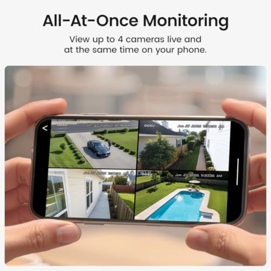 무선 야외 보안 카메라, 4대 카메라 키트, 구독 불필 - Home Security Cameras No Subscription 리뷰 및 가격