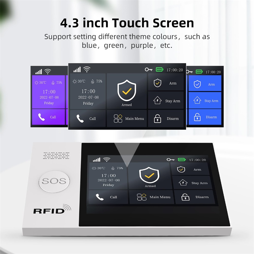 2.4G WIFI 스마트 GSM 알람 시스템, TUYA - Home Security No Wifi 리뷰 및 가격
