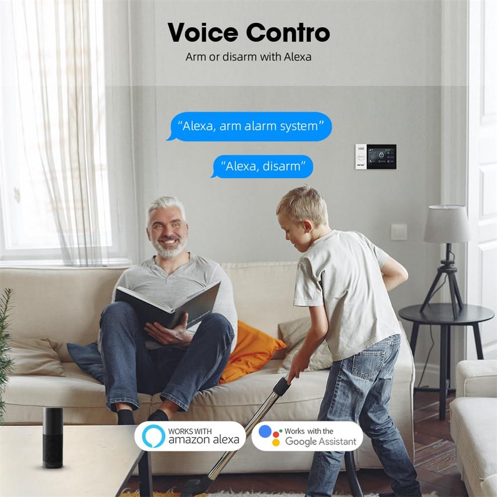 2.4G WIFI 스마트 GSM 알람 시스템, TUYA - Home Security No Wifi 리뷰 및 가격
