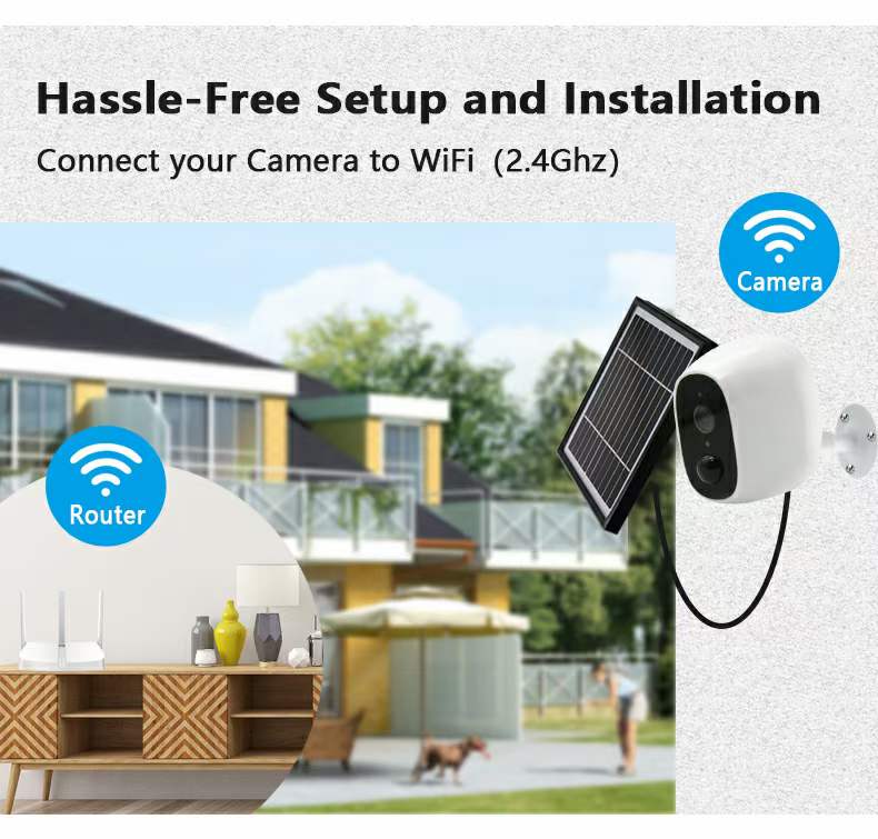 2MP 1080P Ubox APP 태양광 발전 저소비  - Home Security With Monitoring 리뷰 및 가격