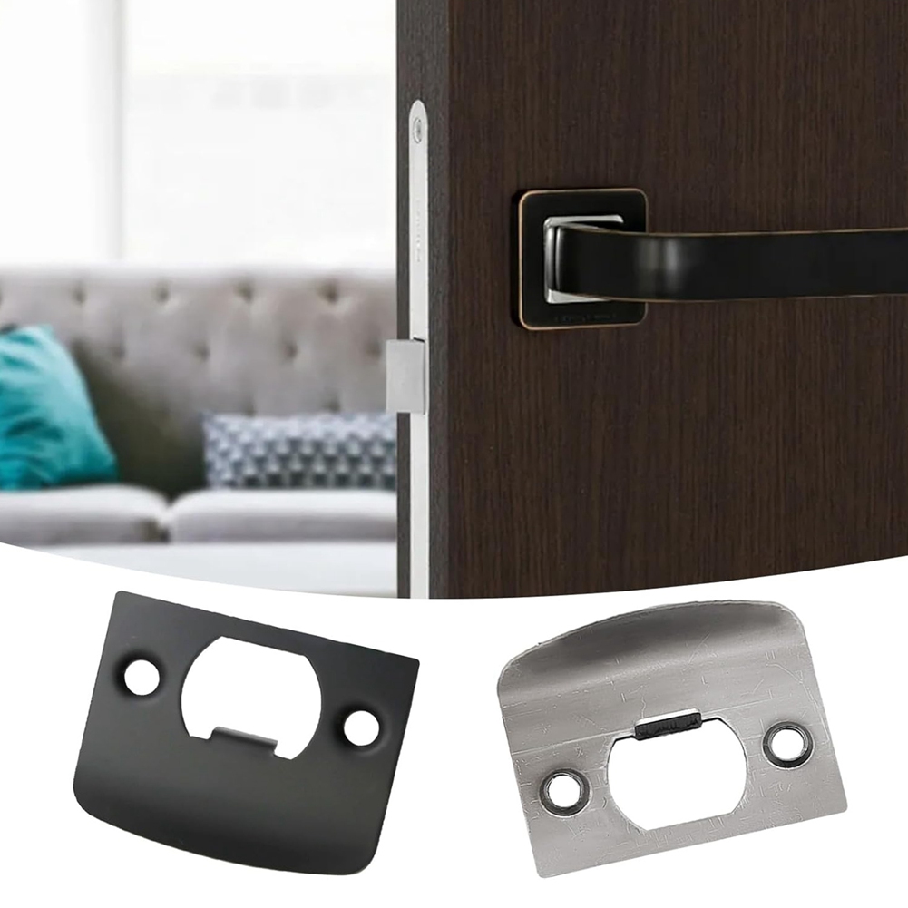 AT51-12 PCS 도어 스트라이크 플레이트, 블랙  - Door Reinforcer Kit 리뷰 및 가격