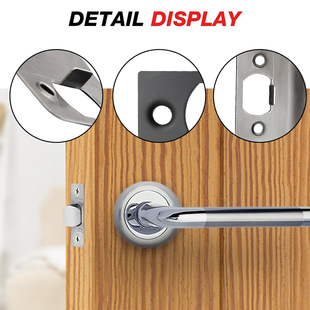 AT51-12 PCS 도어 스트라이크 플레이트, 블랙  - Door Reinforcer Kit 리뷰 및 가격