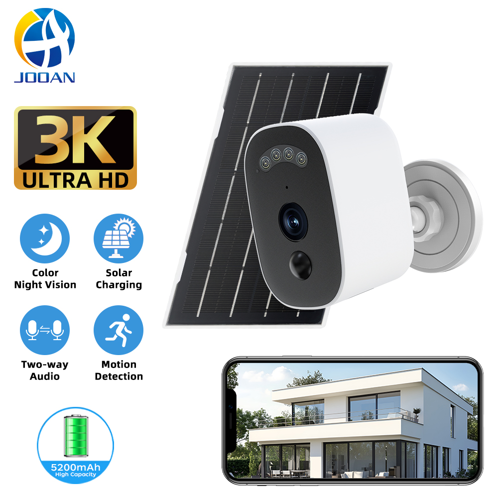 Jooan 3K HD 태양광 보안 카메라 야외 무선 배 - Home Security No Wifi 리뷰 및 가격