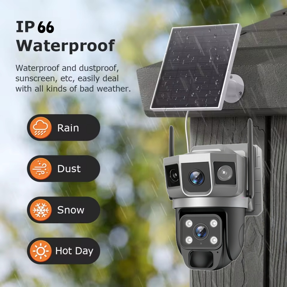 4G 카메라 야외 태양광 감시 카메라 12MP HD 3 - Home Security Tech 리뷰 및 가격