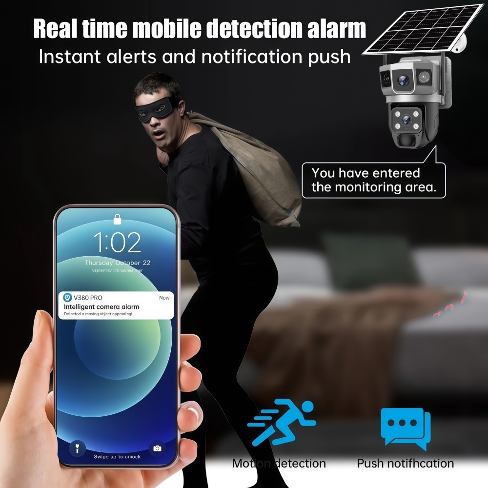 4G 카메라 야외 태양광 감시 카메라 12MP HD 3 - Home Security Tech 리뷰 및 가격
