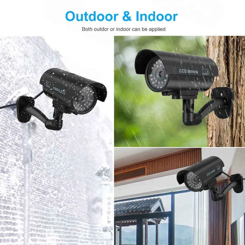시뮬레이션 가짜 총알 카메라 모형 카메라 야외 LED  - Home Security Tech 리뷰 및 가격