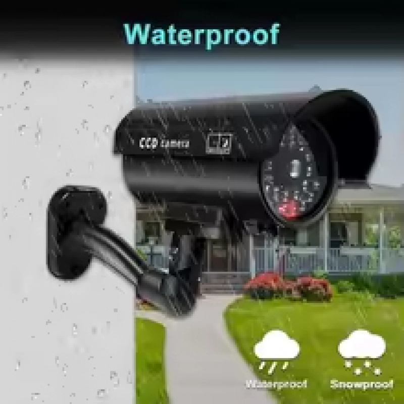 시뮬레이션 가짜 총알 카메라 모형 카메라 야외 LED  - Home Security Tech 리뷰 및 가격