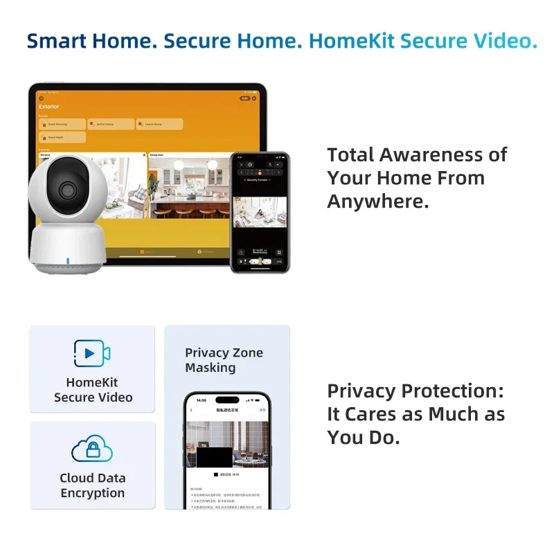 오리지널 아카라 스마트 카메라 E1 2K 1296P 3 - Home Security Tech 리뷰 및 가격