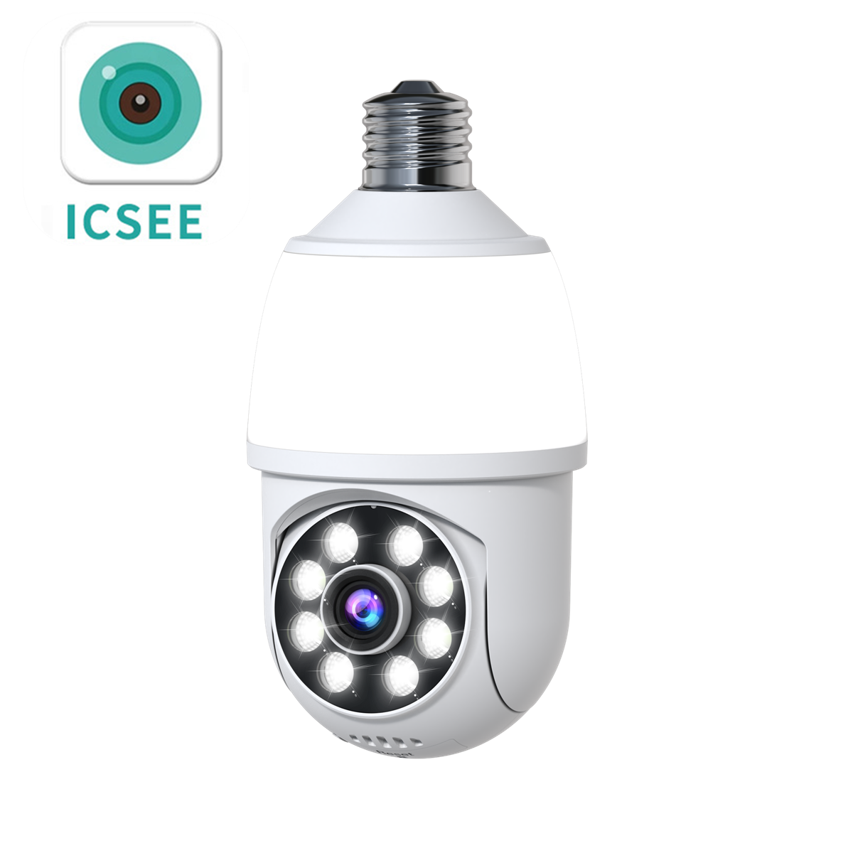 3MP 1296P iCsee APP 풀 컬러 무선 PT - Home Security Flood Lights 리뷰 및 가격