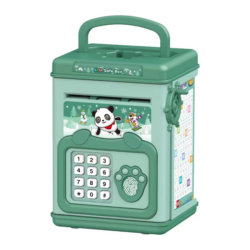지문이있는 돈 상자 돼지 저금통 동전 용 전자 ATM  - Safe Box Digital 리뷰 및 가격