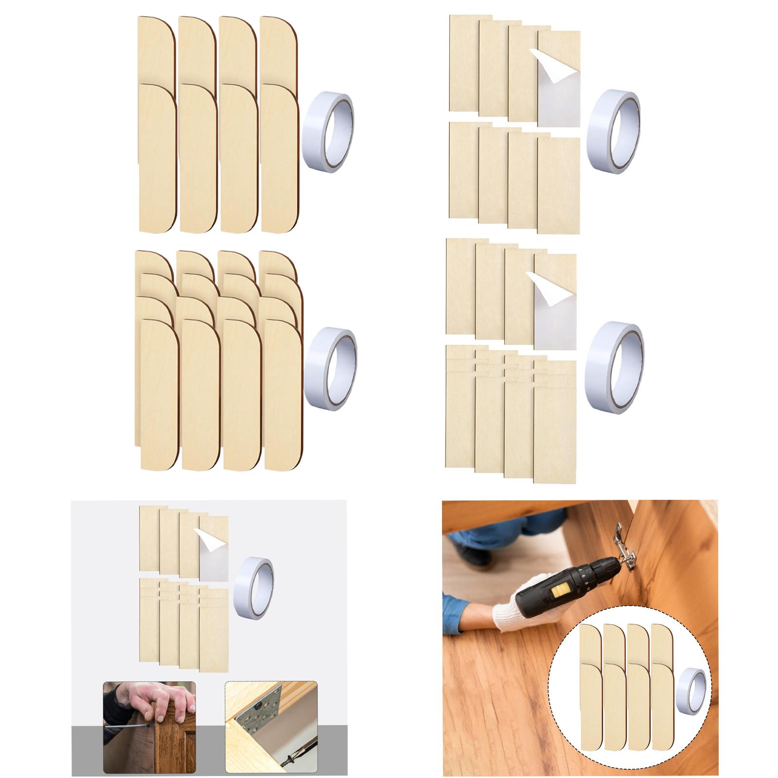 접착 테이프가 포함된 목재 힌지 수리 패널 키트, 캐비 - Door Reinforcer Kit 리뷰 및 가격