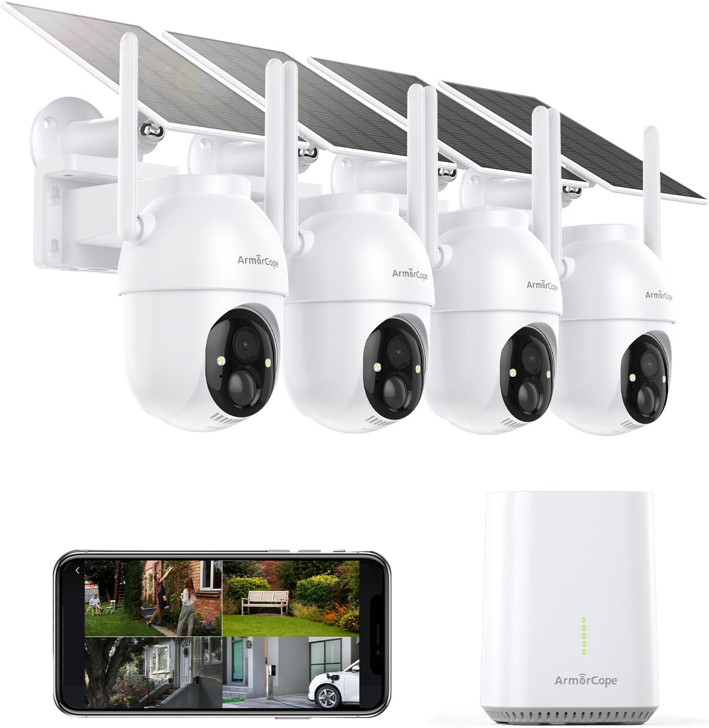 무선 야외 보안 카메라, 4대 카메라 키트, 구독 불필 - Home Security Cameras No Subscription 리뷰 및 가격