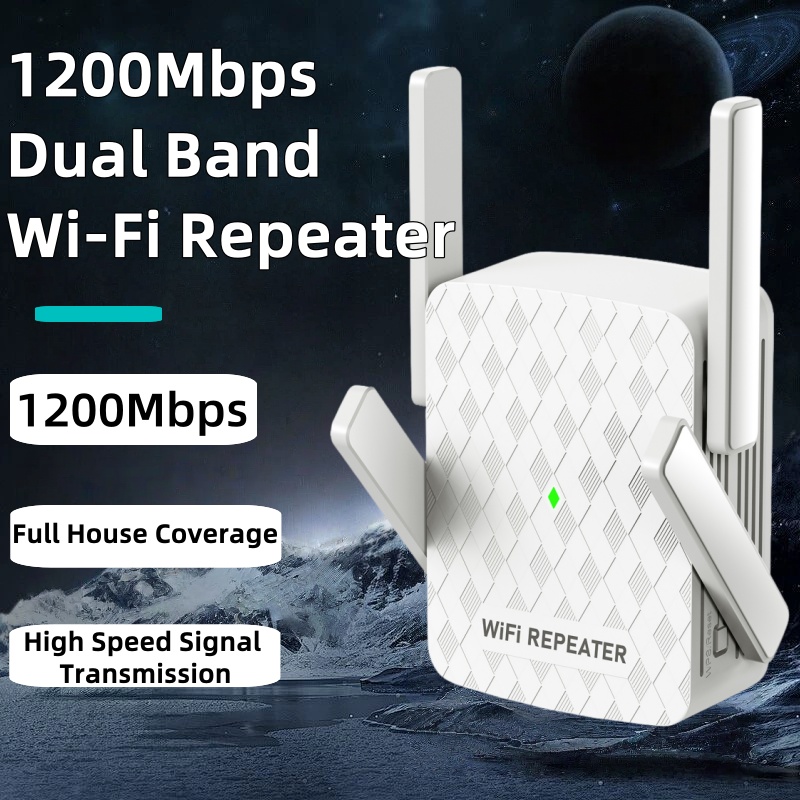 1200Mbps 무선 Wifi 익스텐더 Wifi 리피터 - Home Security No Wifi 리뷰 및 가격