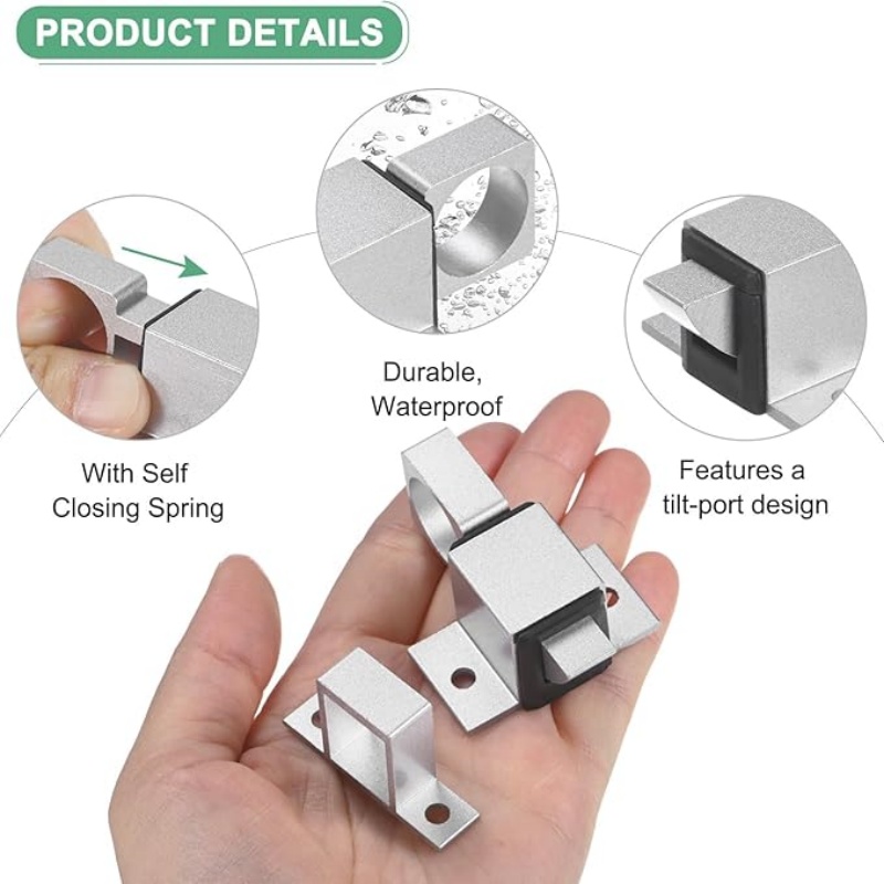 알루미늄 합금 자동 도어 볼트 래치 홈 창 게이트 보안 - Home Security Ring 리뷰 및 가격