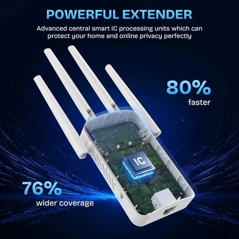 1200Mbps 듀얼 밴드 WiFi 리피터 무선 2.4 - Home Security No Wifi 리뷰 및 가격
