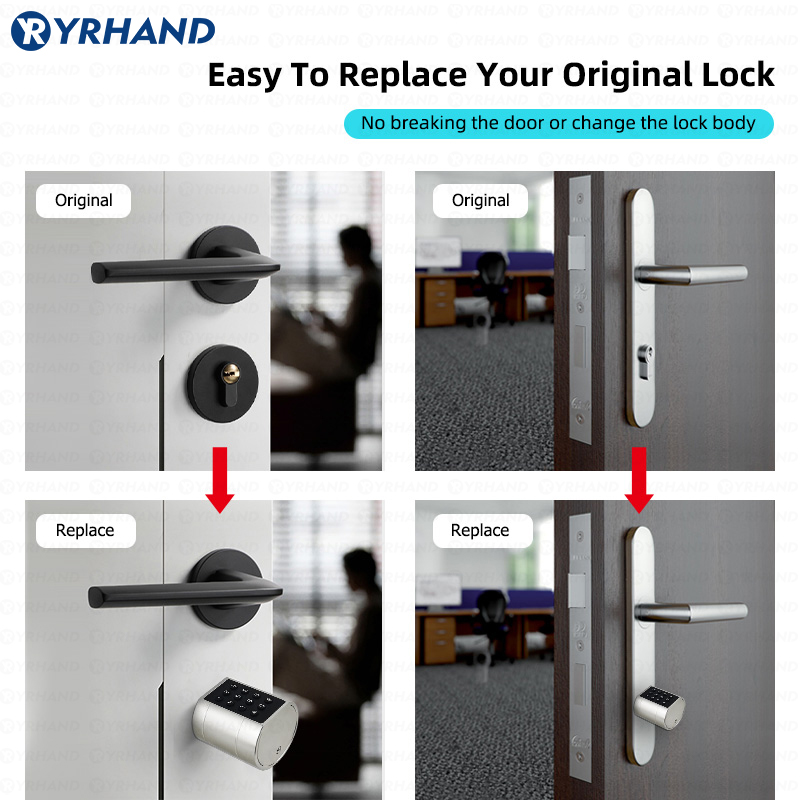 스마트 유로 원통형 도어락 ttlock 앱 키리스 보안 - Home Security Battery 리뷰 및 가격
