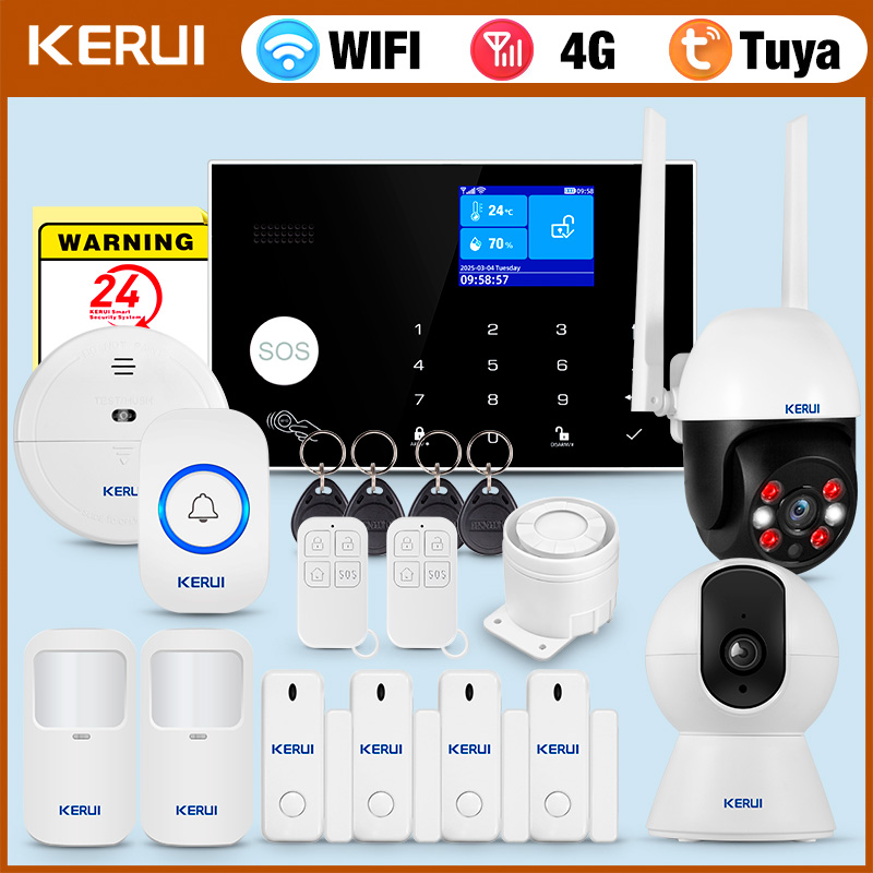 KERUI 4G 알람 도어벨 링 버튼 홈 알람 시스템  - Home Security Ring 리뷰 및 가격
