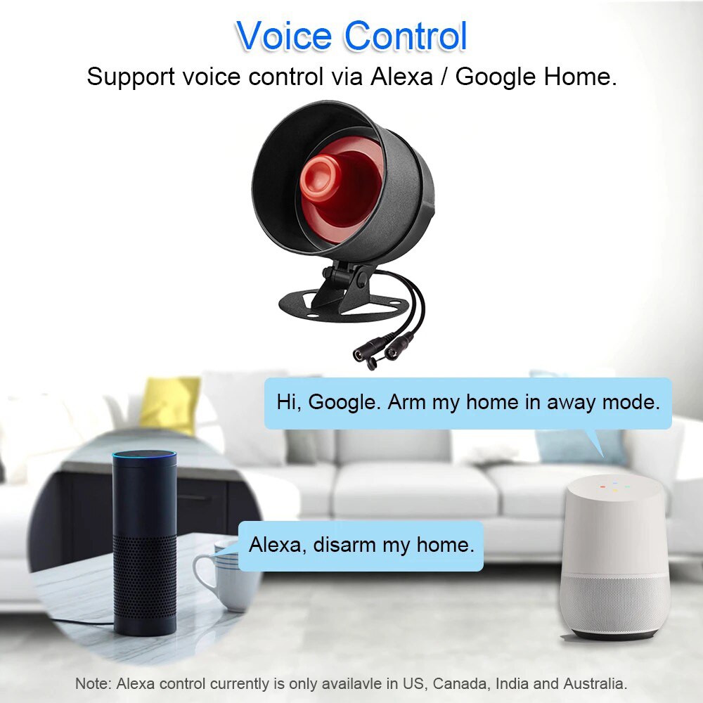 ONENUO 투야 와이파이 알람 사이렌 라우드 사운드  - Home Security No Wifi 리뷰 및 가격