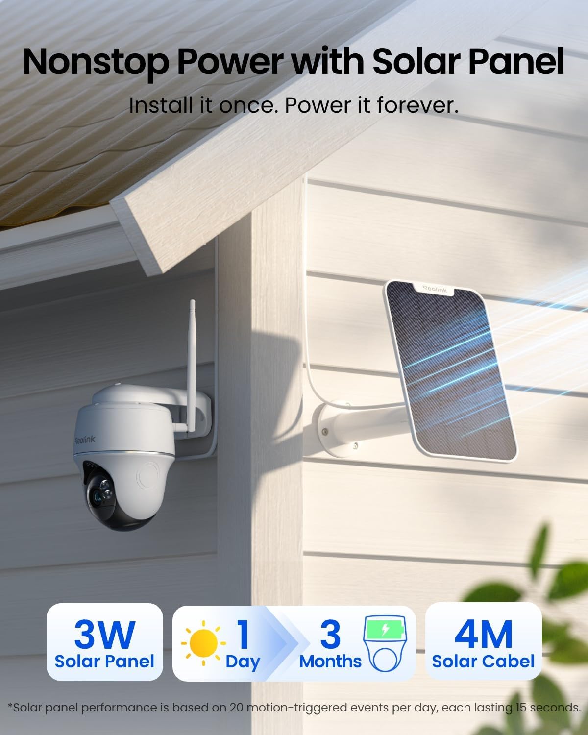 360도 회전 가능한 태양광 무선 야외 보안 카메라 ° - Home Security Cameras No Subscription 리뷰 및 가격