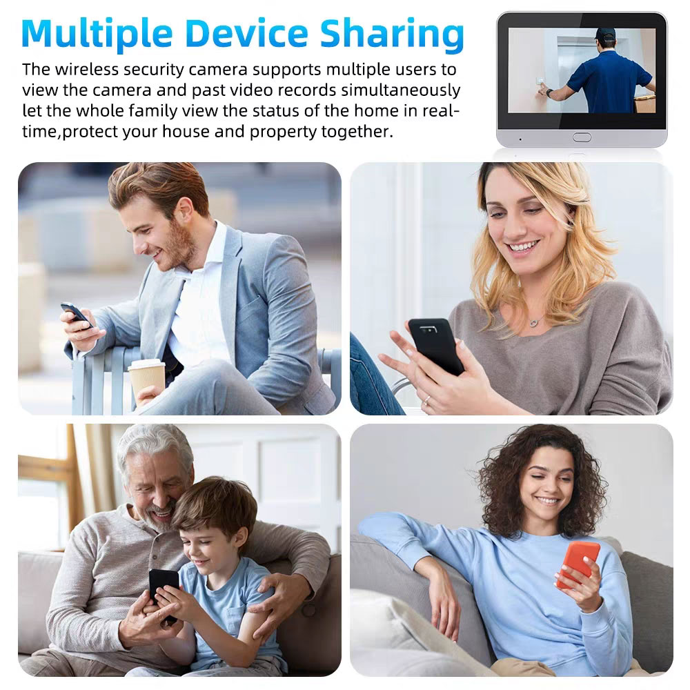 미니 투야 스마트라이프 WiFi 5MP 비디오 도어 피 - Home Security Google Camera 리뷰 및 가격