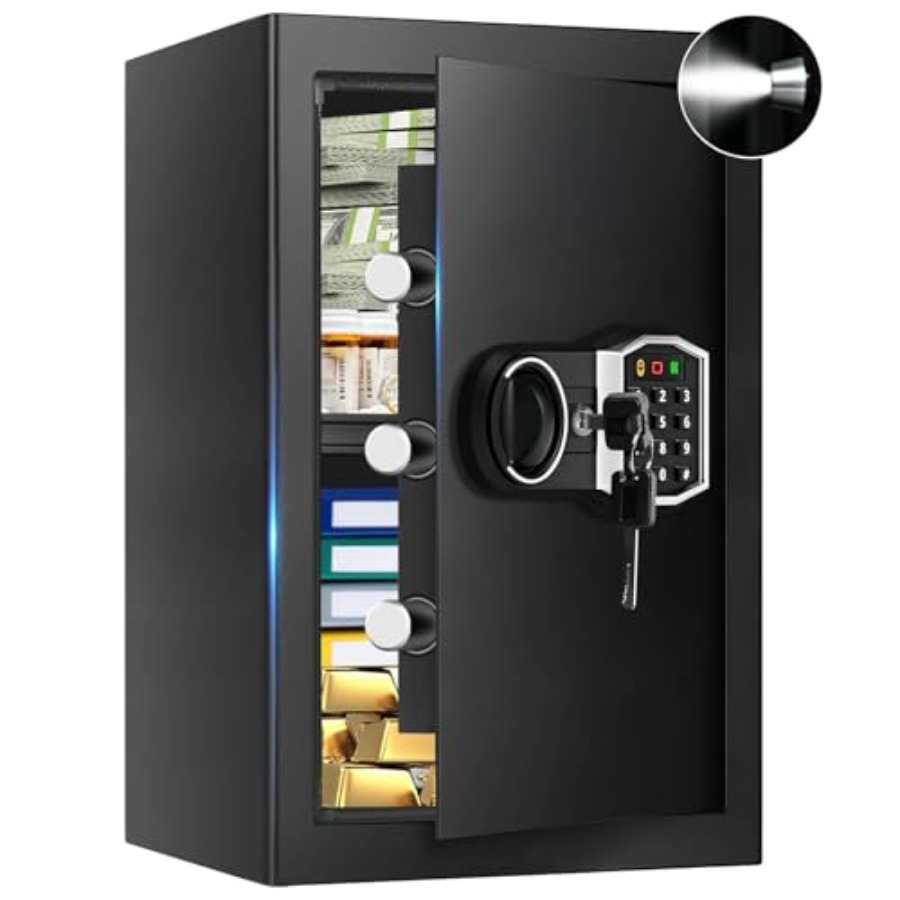 가정용 보안 금고: 3.4 cu ft 방화 방수 스틸  - Safe Box Digital 리뷰 및 가격