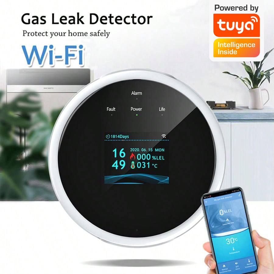 2.4G WiFi 가스 경보 센서 가연성 가스 감지기는 - Home Security With Monitoring 리뷰 및 가격