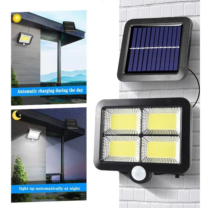 LED 태양광 분리형 벽등 야외 방수 모션 센서 3가지 - Home Security Flood Lights 리뷰 및 가격