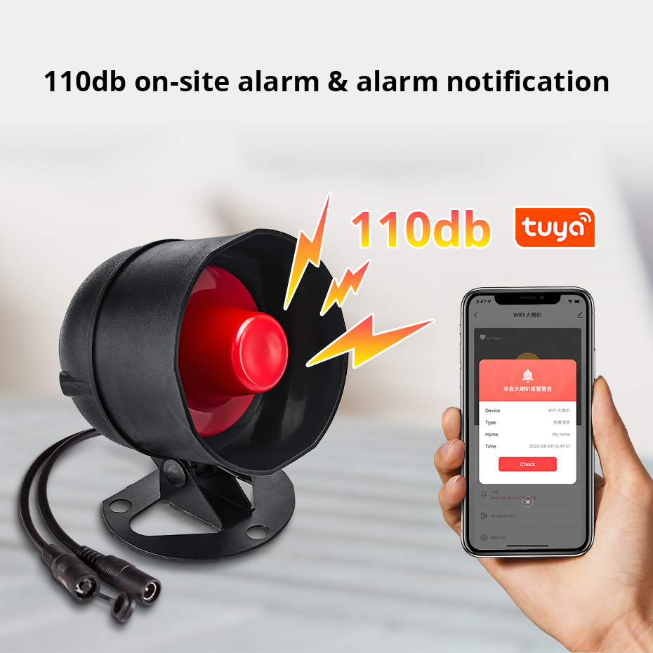 KERUI 투야 와이파이 시끄러운 스피커, 높은 데시벨 - Home Security No Wifi 리뷰 및 가격